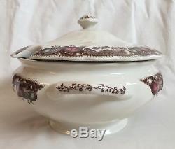Johnson Brothers HIS MAJESTY Thanksgiving Soup Tureen Lid ENGLAND Turkey Serving