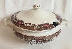 Johnson Brothers HIS MAJESTY Thanksgiving Soup Tureen Lid ENGLAND Turkey Serving