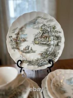 Johnson Brothers Happy England 9-Piece Place Setting Mixed Lot