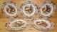 Johnson Brothers Harvest Windsor Ware Set Of 5 Dinner Plates, 10 3/4 (b) (g43)