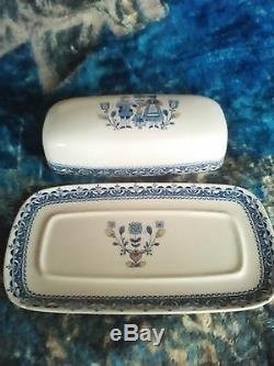 Johnson Brothers Hearts & Flowers 1/4 lb covered butter dish htf