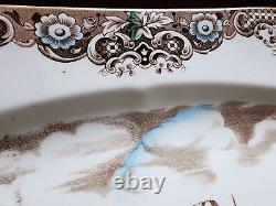 Johnson Brothers Heritage Hall Brown Multicolor 20 Serving Platter