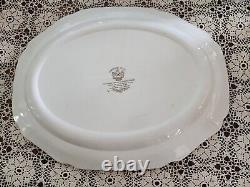 Johnson Brothers Heritage Hall Brown Multicolor 20 Serving Platter