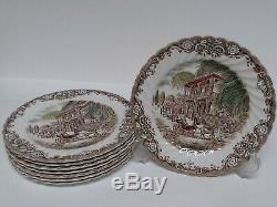 Johnson Brothers Heritage Hall Ironstone Service Set for 8 + Serving Dishes 4411