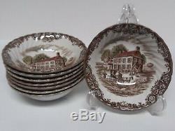 Johnson Brothers Heritage Hall Ironstone Service Set for 8 + Serving Dishes 4411
