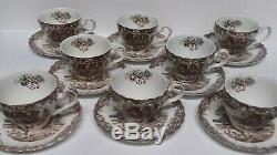 Johnson Brothers Heritage Hall Ironstone Service Set for 8 + Serving Dishes 4411