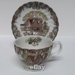 Johnson Brothers Heritage Hall Ironstone Service Set for 8 + Serving Dishes 4411