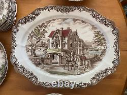Johnson Brothers Heritage Hall LARGE Platter Transferware 15.5 x 20 Perfect