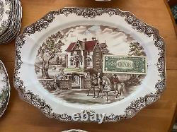 Johnson Brothers Heritage Hall LARGE Platter Transferware 15.5 x 20 Perfect