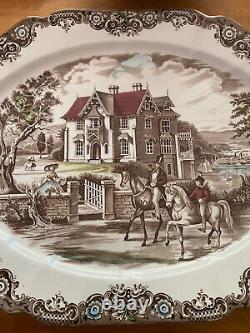 Johnson Brothers Heritage Hall LARGE Platter Transferware 15.5 x 20 Perfect