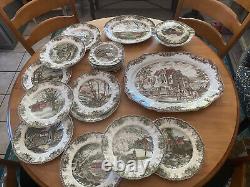Johnson Brothers Heritage Hall LARGE Platter Transferware 15.5 x 20 Perfect