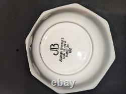 Johnson Brothers Heritage Octagon Beaded Restaurant 14 pc Dinner Plates Bowls