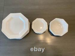 Johnson Brothers Heritage White Dinner Plates, Bread Plates Salad Bowl set of 19
