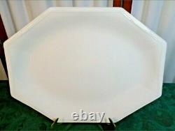 Johnson Brothers Heritage White Octagonal Ironstone Turkey Platter Large 15 EXC