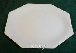 Johnson Brothers Heritage White Octagonal Ironstone Turkey Platter Large 15 EXC