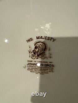 Johnson Brothers His Majesty 20 1/4 Turkey Serving Platter England EXCELLENT