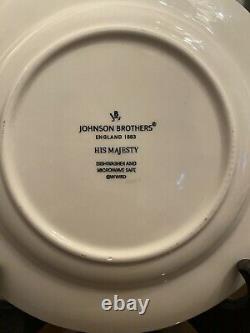 Johnson Brothers His Majesty 4 Place Settings Made In England Turkey Plates
