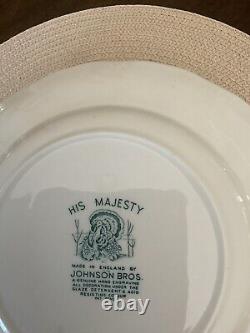Johnson Brothers His Majesty Dinner Plate 10 1/2 Set of 4 Mint condition