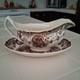 Johnson Brothers His Majesty Gravy Boat & Underplate Euc Wild Turkey 8 1/8l