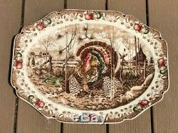 Johnson Brothers His Majesty Huge Oval Turkey Platter 20 X 15 3/4 MINT Vintage