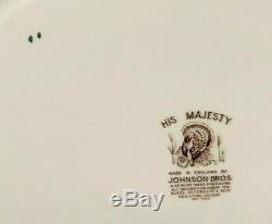 Johnson Brothers His Majesty Huge Oval Turkey Platter 20 X 15 3/4 MINT Vintage