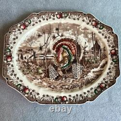 Johnson Brothers His Majesty Large Turkey Platter Made In England 17 Vintage