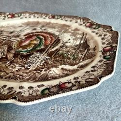 Johnson Brothers His Majesty Large Turkey Platter Made In England 17 Vintage
