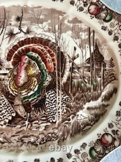 Johnson Brothers His Majesty Large Turkey Platter Made In England 17 Vintage