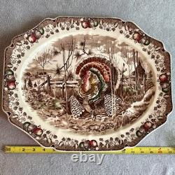 Johnson Brothers His Majesty Large Turkey Platter Made In England 17 Vintage