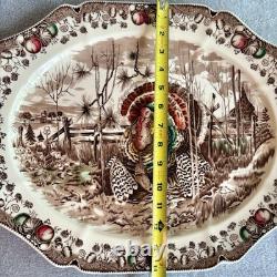 Johnson Brothers His Majesty Large Turkey Platter Made In England 17 Vintage