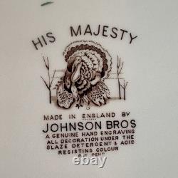 Johnson Brothers His Majesty Large Turkey Platter Made In England 17 Vintage