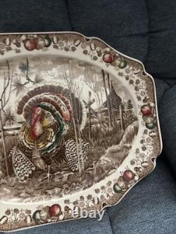 Johnson Brothers His Majesty Large Turkey Platter Thanksgiving 20L X 15 5/8W