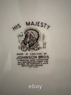 Johnson Brothers His Majesty Large Turkey Platter Thanksgiving 20L X 15 5/8W