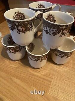 Johnson Brothers His Majesty Thanksgiving Eight Place Setting & 4 Bowl Free Ship