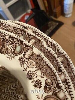 Johnson Brothers His Majesty Thanksgiving Eight Place Setting & 4 Bowl Free Ship