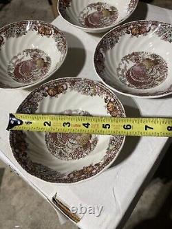 Johnson Brothers His Majesty Thanksgiving Eight Place Setting & 4 Bowl Free Ship