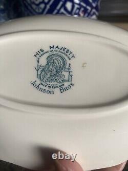 Johnson Brothers His Majesty Thanksgiving Gravy Boat & Underplate