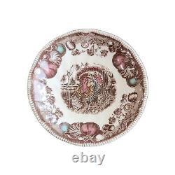 Johnson Brothers His Majesty Thanksgiving Turkey Saucers Set of 12