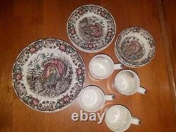 Johnson Brothers His Majesty Turkey Dinnerware 16 pieces, New on box