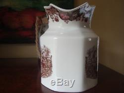 Johnson Brothers His Majesty Turkey Pitcher Transferware Large 64 oz. VGC