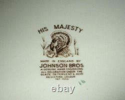 Johnson Brothers His Majesty Turkey Platter 20 x 15 3/4 used