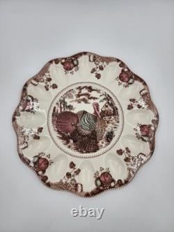 Johnson Brothers His Majesty Turkey Platter Deviled Egg Tray Plate