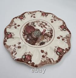 Johnson Brothers His Majesty Turkey Platter Deviled Egg Tray Plate