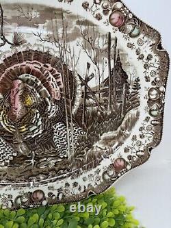 Johnson Brothers His Majesty Turkey Platter Thanksgiving England 19.5