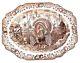 Johnson Brothers His Majesty Turkey Platter Thanksgiving England 20 X 16 Inches