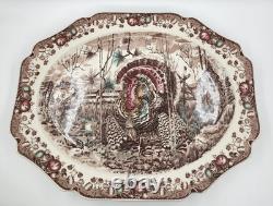 Johnson Brothers His Majesty Turkey Platter Thanksgiving Large 20