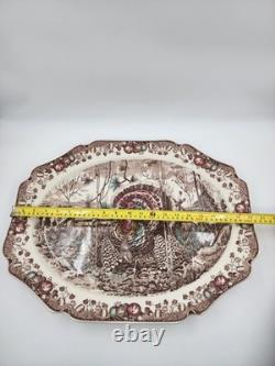 Johnson Brothers His Majesty Turkey Platter Thanksgiving Large 20