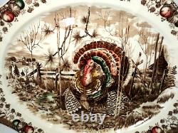Johnson Brothers His Majesty Turkey Platter Thanksgiving Made England Large