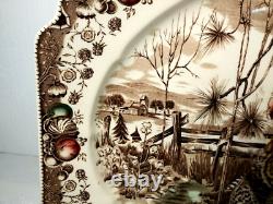 Johnson Brothers His Majesty Turkey Platter Thanksgiving Made England Large