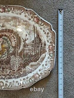 Johnson Brothers His Majesty Turkey Platter Thanksgiving Made England Large 20